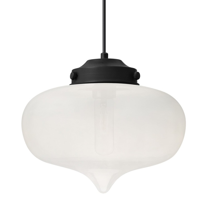 Besa 1JT-MIRAFR-BK Besa Mira Pendant One Light Pendant Black