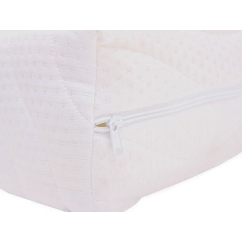 Best For You Coprimaterasso Easy Active Cool, per materassi di altezza 10 cm, con zip su 3 lati, per materassi di dimensioni da 60x120x10fino a 200x200x10cm, Cotone, bianco, 140×200