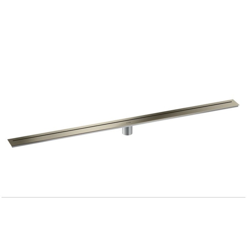 Linear Drain 47-1/4 Inch Polished Nickel Stainless Steel 304 for Shower Floor Installation