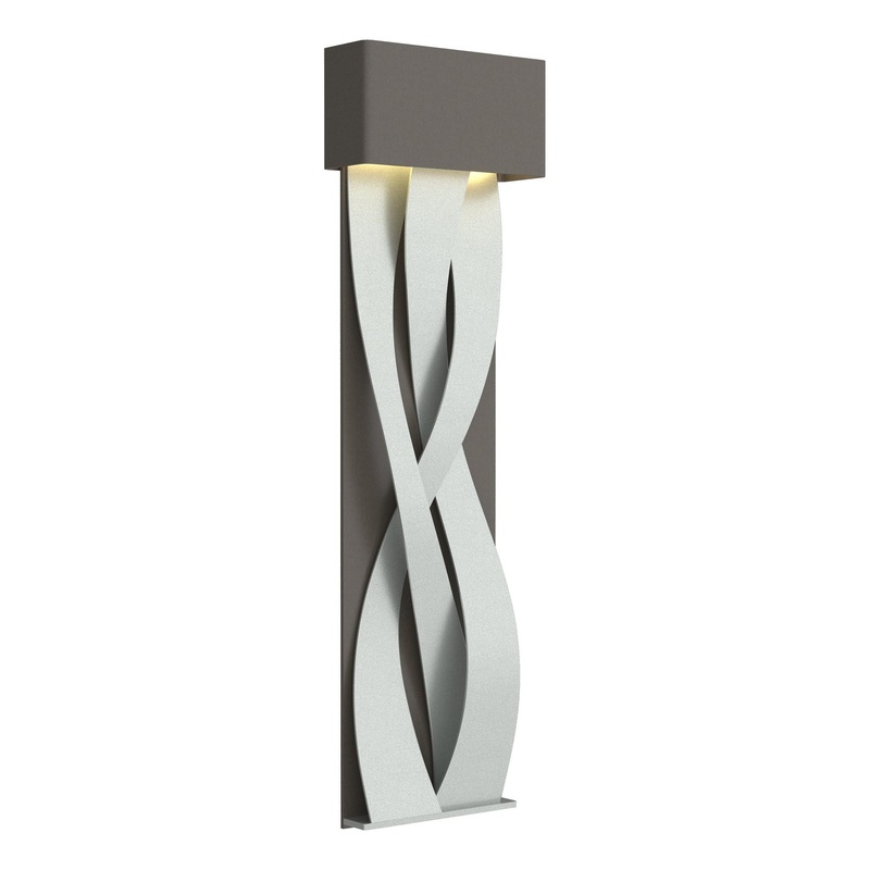 Tress Large LED Sconce Dark Smoke Vintage Platinum