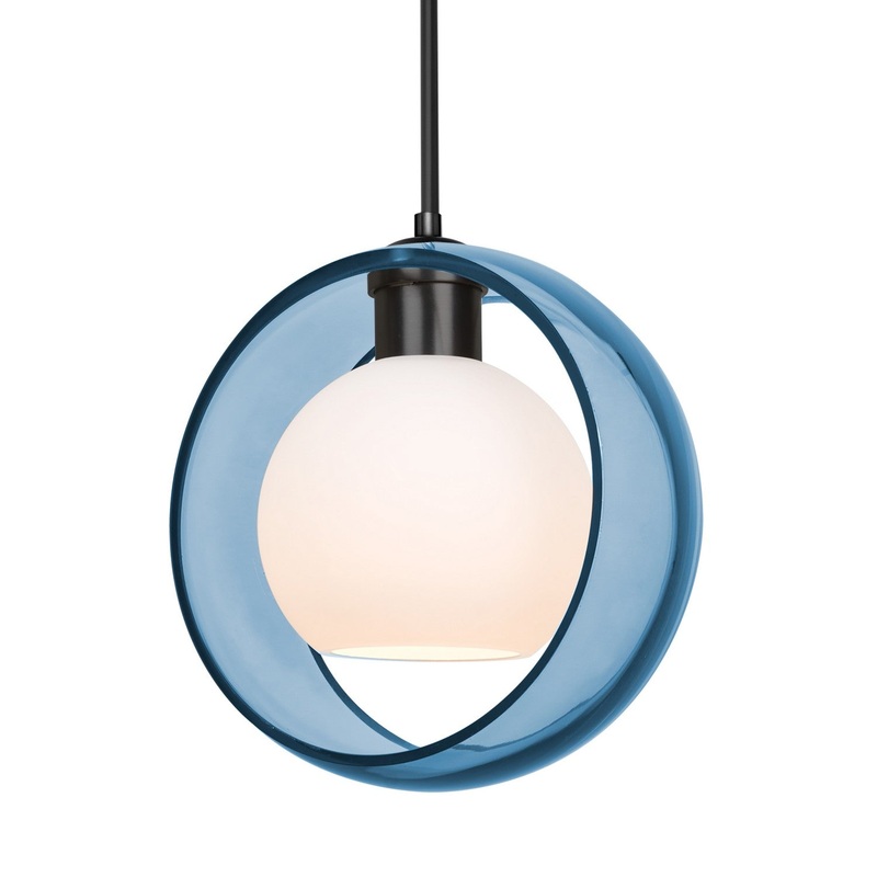 Besa 1JT-MANABL-BK Besa Mana Pendant One Light Pendant Black