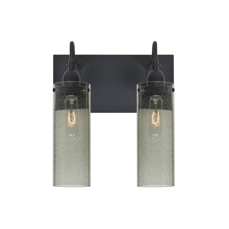 Besa 2WG-JUNI10MS-BK Juni Two Light Wall Sconce Black