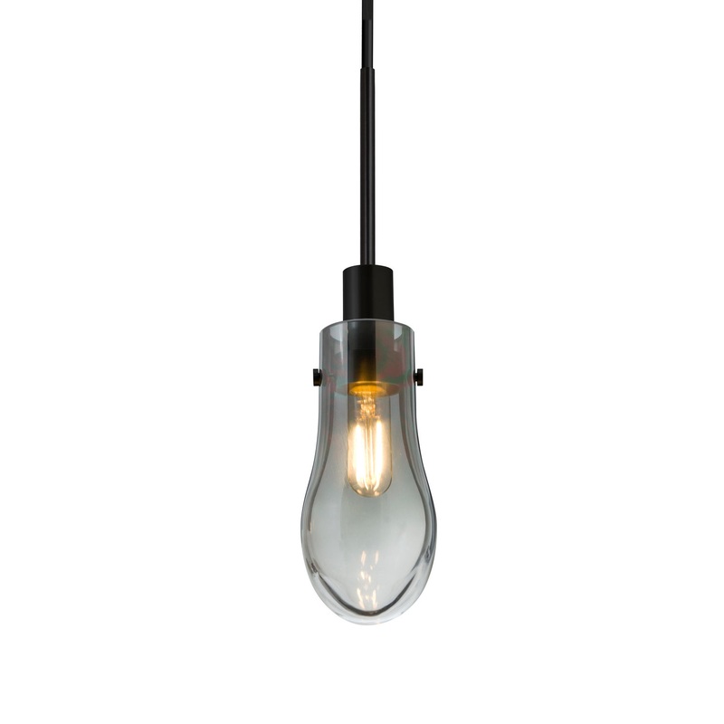 Besa J-WISHSM-BK Wish One Light Pendant Black