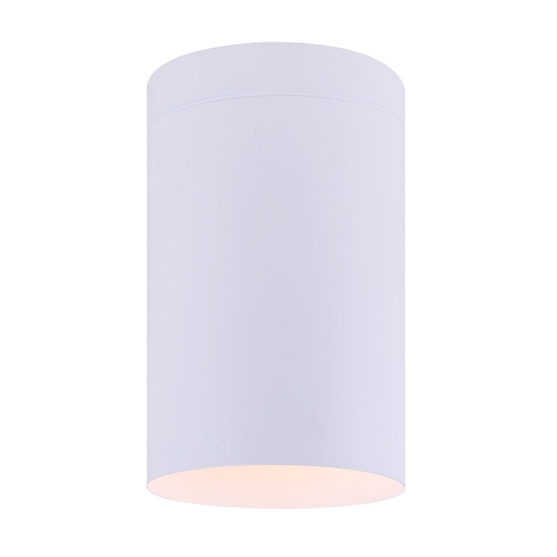 Canarm IFM1071A04WH Agna One Light Flush Mount White