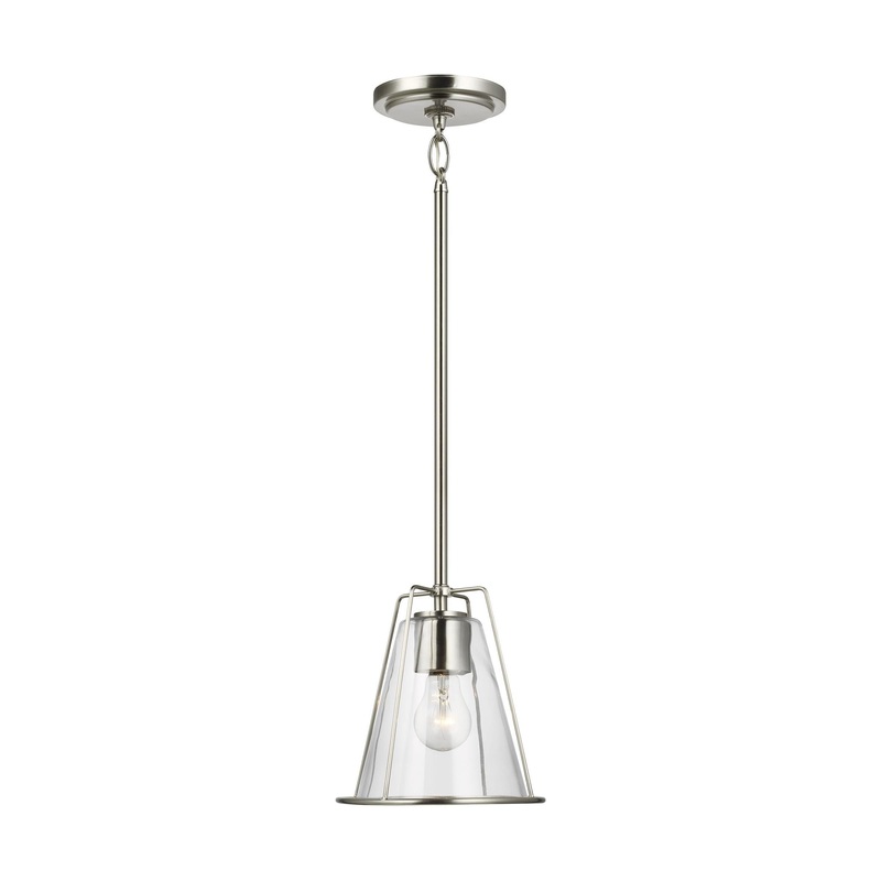 Framework One Light Pendant Brushed Nickel