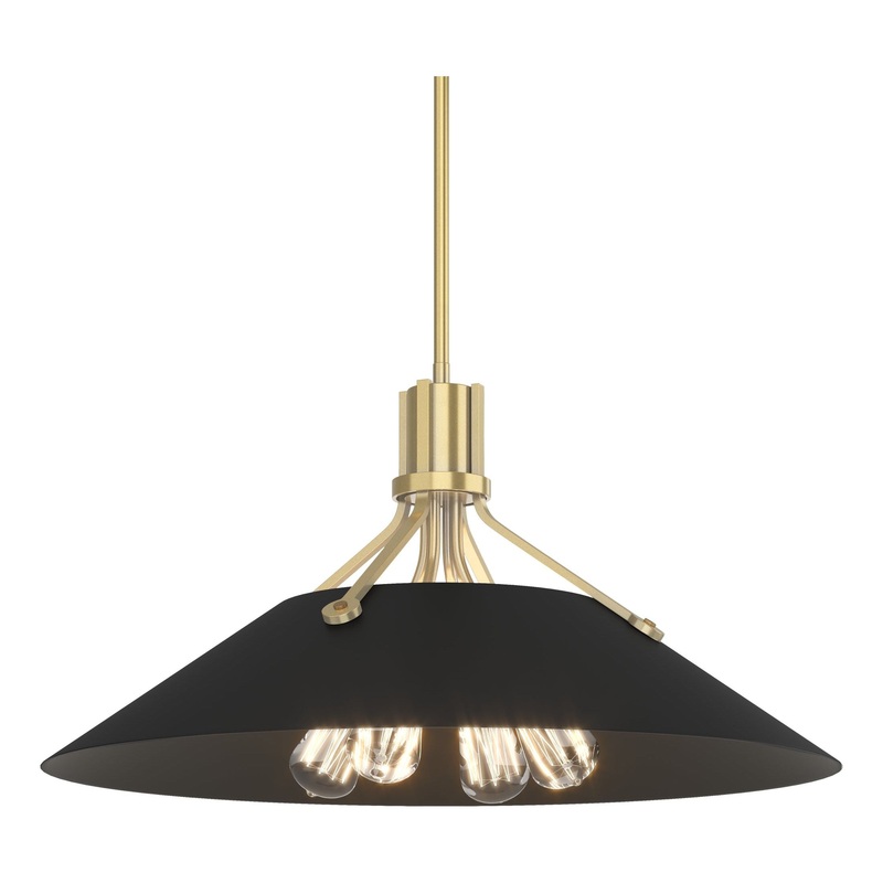 Henry Pendant Modern Brass Black
