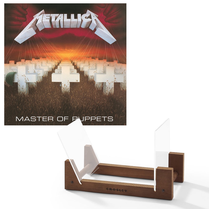 Metallica Master Of Puppets – Vinyl Album & Crosley Record Storage Display Stand