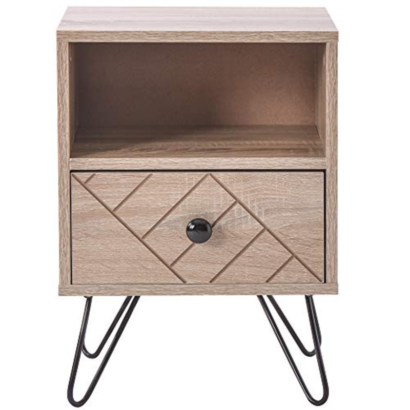 Q-HL Comodino Design Moderno Comodino Comodino Comodino Comodino Facile da Assemblare Il Comodino per La Camera da Letto Soggiorno