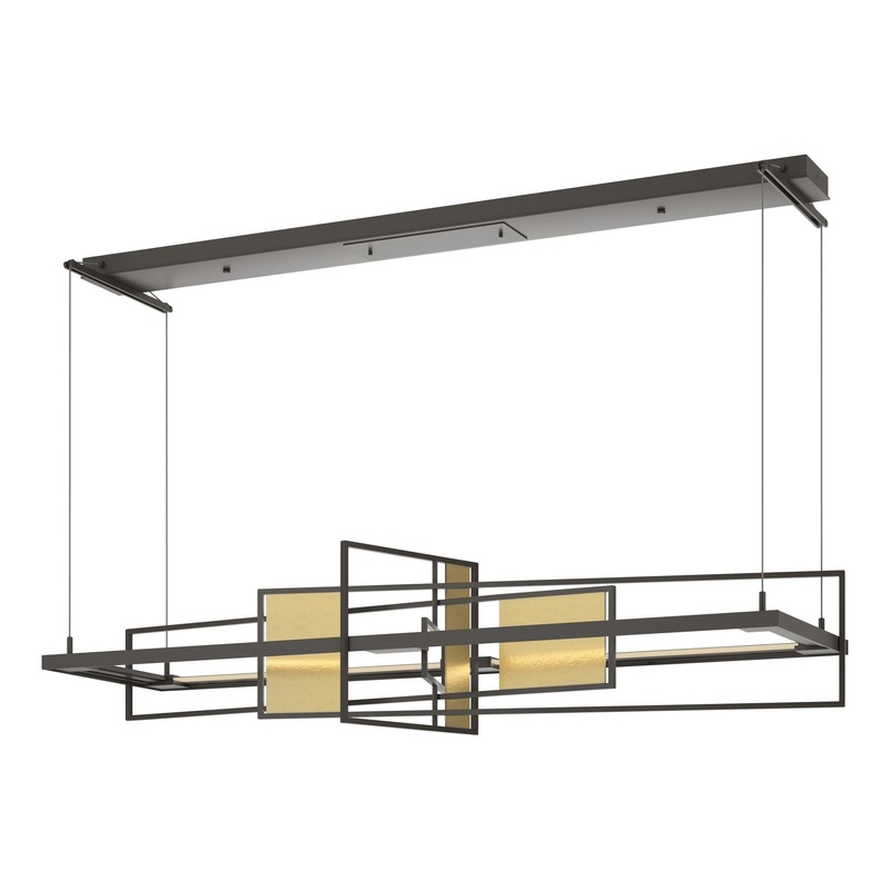 Summer LED Pendant Dark Smoke Modern Brass