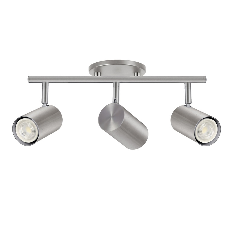 Taylor 3-Light Track Light Satin Chrome