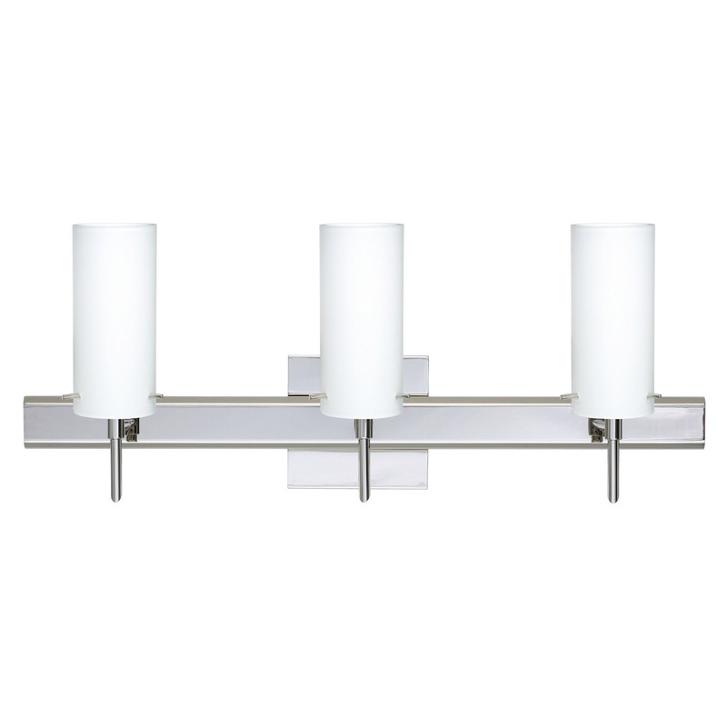 Besa 3SW-440307-CR-SQ Copa Three Light Wall Sconce Chrome (Discontinued)