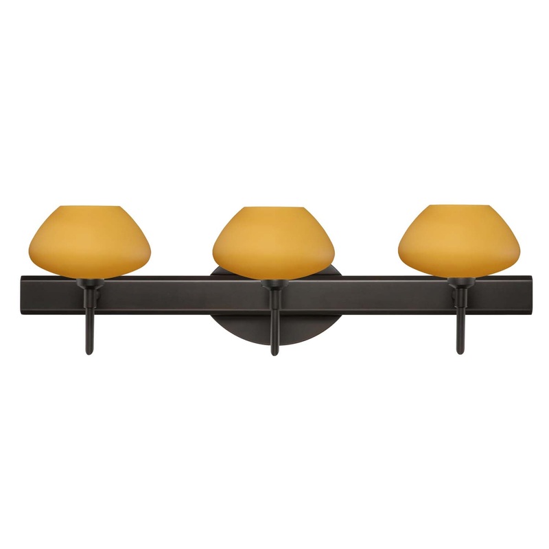 Besa 3SW-541080-BR Peri Three Light Wall Sconce Bronze