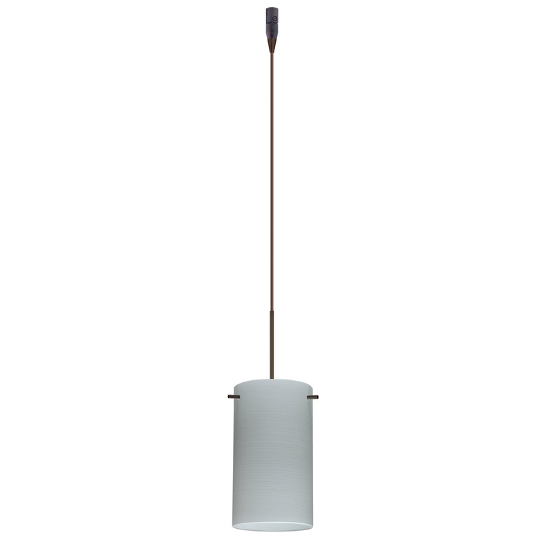 Besa RXP-4404KR-BR Stilo One Light Pendant Bronze