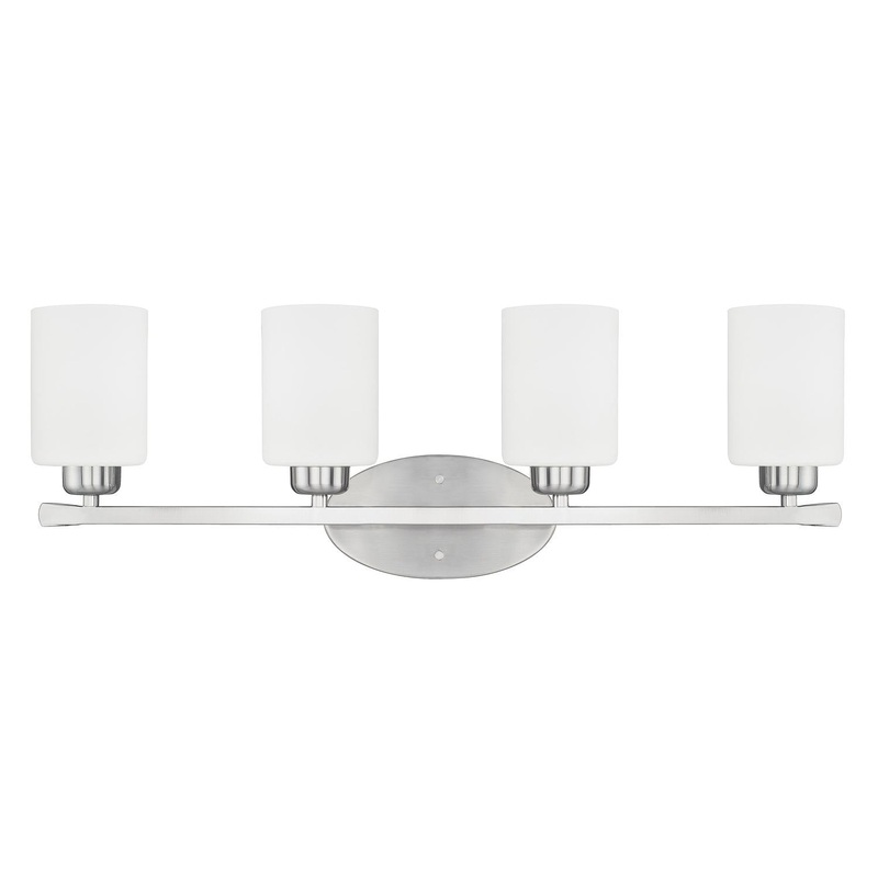 Capital Lighting 115241BN-338 Dixon 4 Light Vanity Brushed Nickel