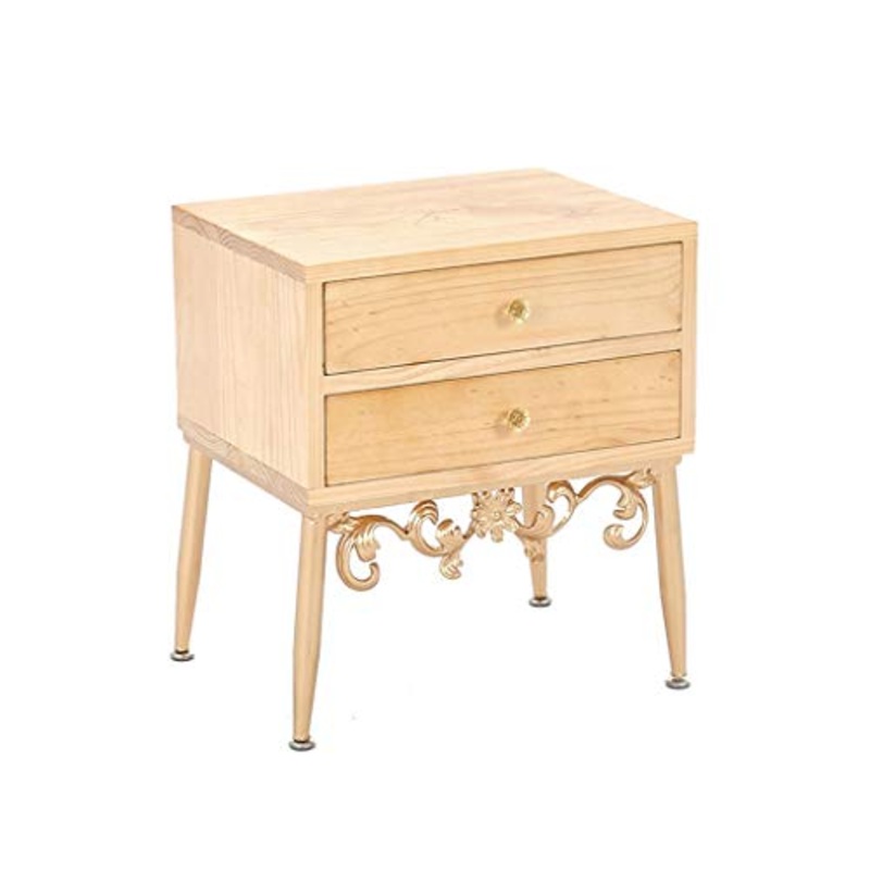 Comodini Legno Nordic Comodino Creativo Tabella Camera Locker Moderno Semplice Tavolino Legno di Gomma Completa Cabinet Bagagli Comodini Camera