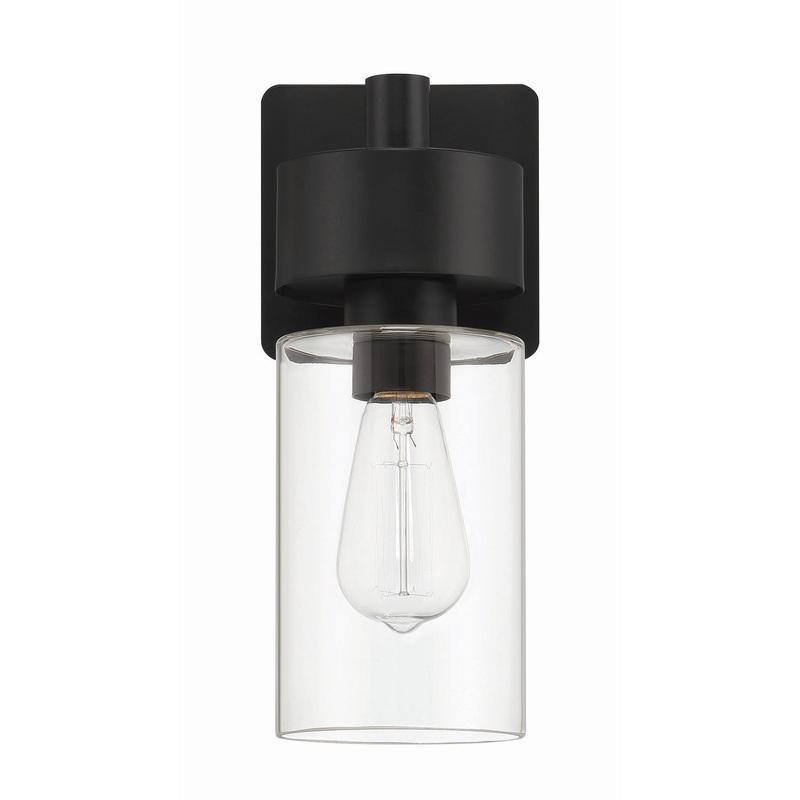 Craftmade ZA5304-MN Bennet One Light Outdoor Wall Mount Midnight