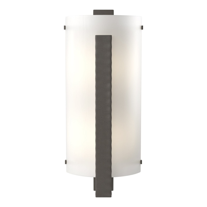 Forged Vertical Bar Sconce Dark Smoke