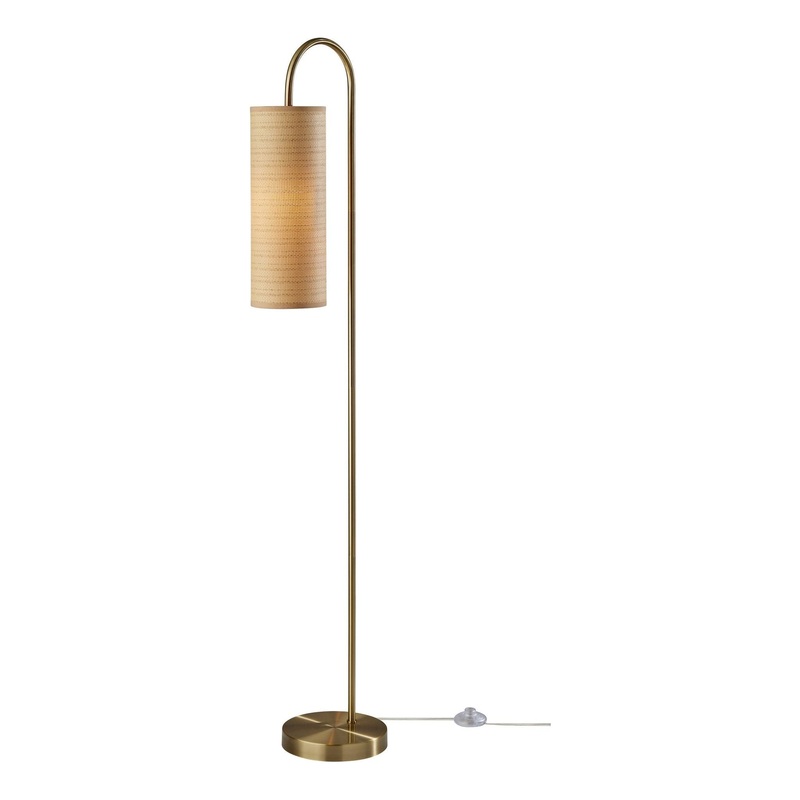 Mendoza Floor Lamp Antique Brass