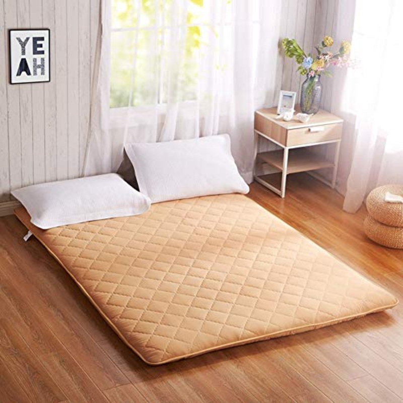 NSAIH Materasso,Materasso per Pavimento Giapponese,Materasso Tatami,Pieghevole,Antiscivolo,Materasso dormitorio,Futon da Viaggio,Quattro Stagioni Universale