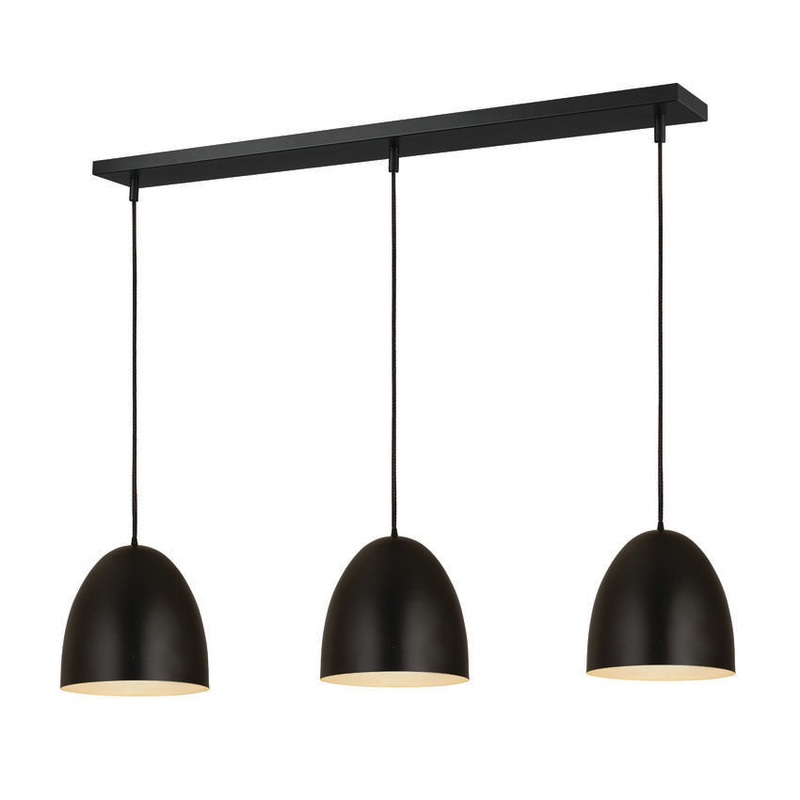 Z-Studio 3-Light Pendant Satin Black