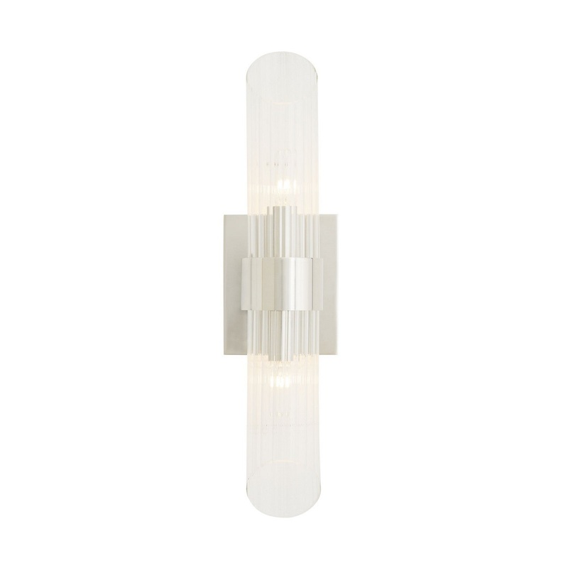 Arteriors 49686 Elyse Two Light Wall Sconce Polished Nickel