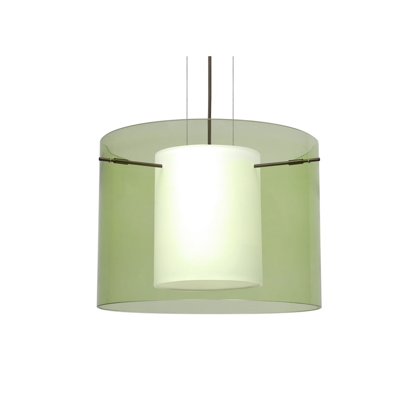 Besa 1KG-L00707-BR Pahu One Light Pendant Bronze