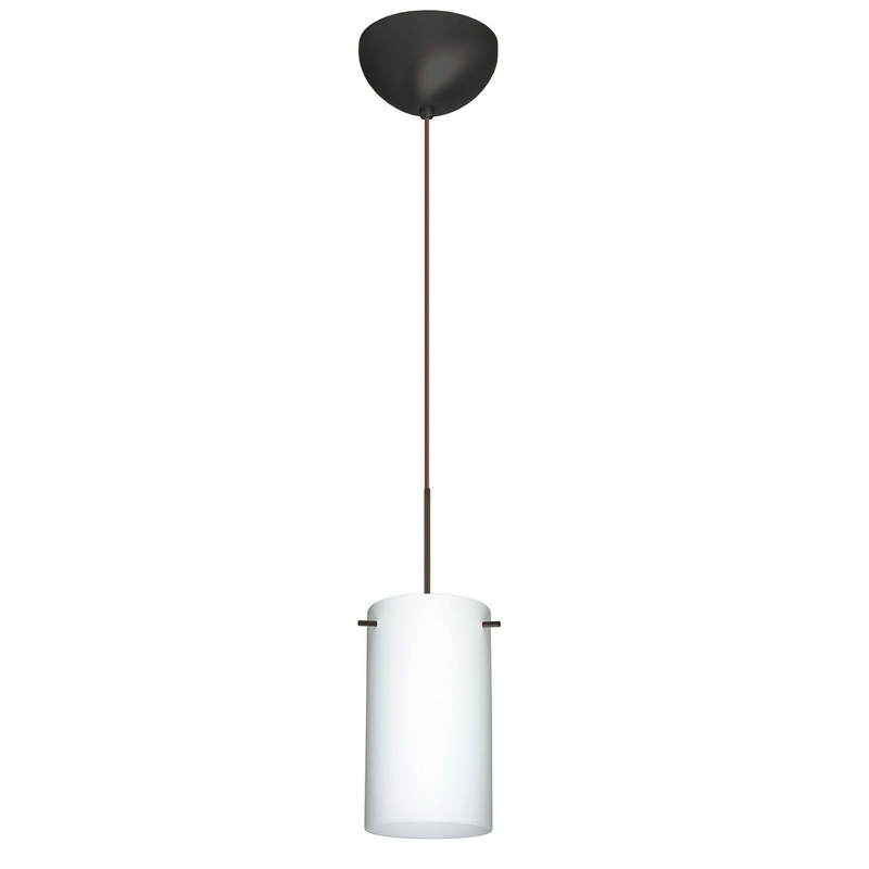 Besa 1XC-440407-BR Stilo One Light Pendant Bronze