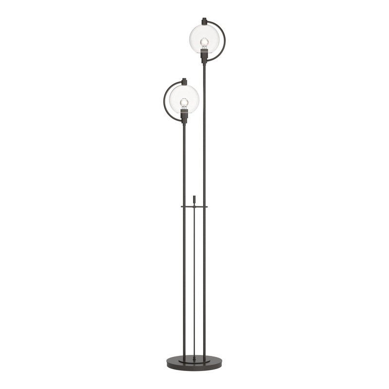 Pluto Floor Lamp Oil Rubbed Bronze Clear Glass (ZM)