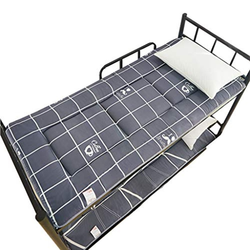 QVIVI Materasso Futon Pavimento, Morbido Antiscivolo Dormitorio Studentesco Materassi Futon Pieghevole Tatami Mat Materasso Campeggio Portatile 1.2 * 2M