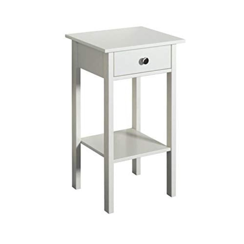 Steens3740010050000FComodino Tromso, Legno, Bianco