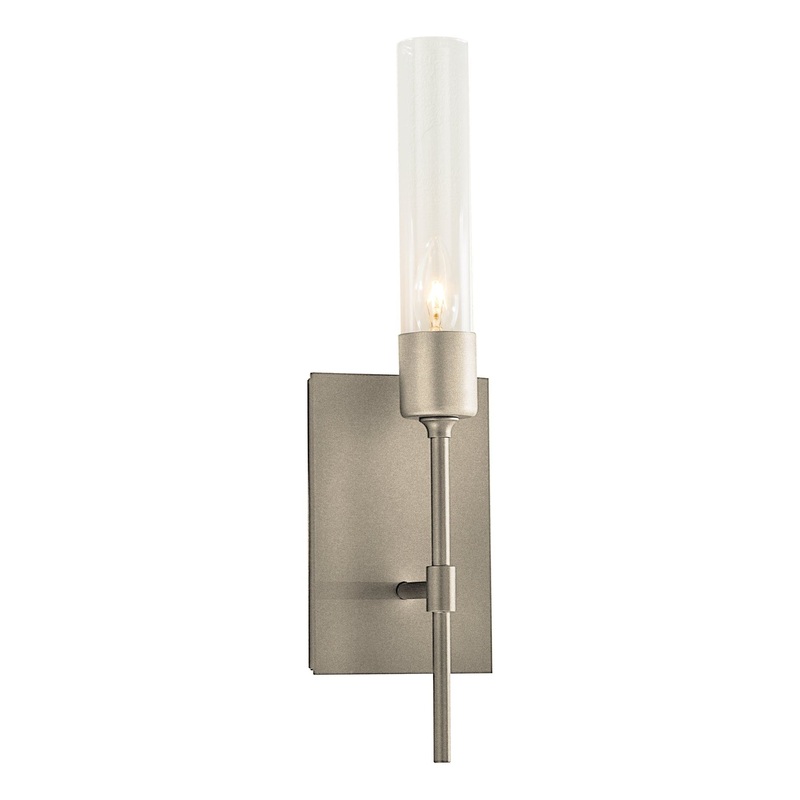 Vela Sconce Soft Gold Clear Glass (ZM)