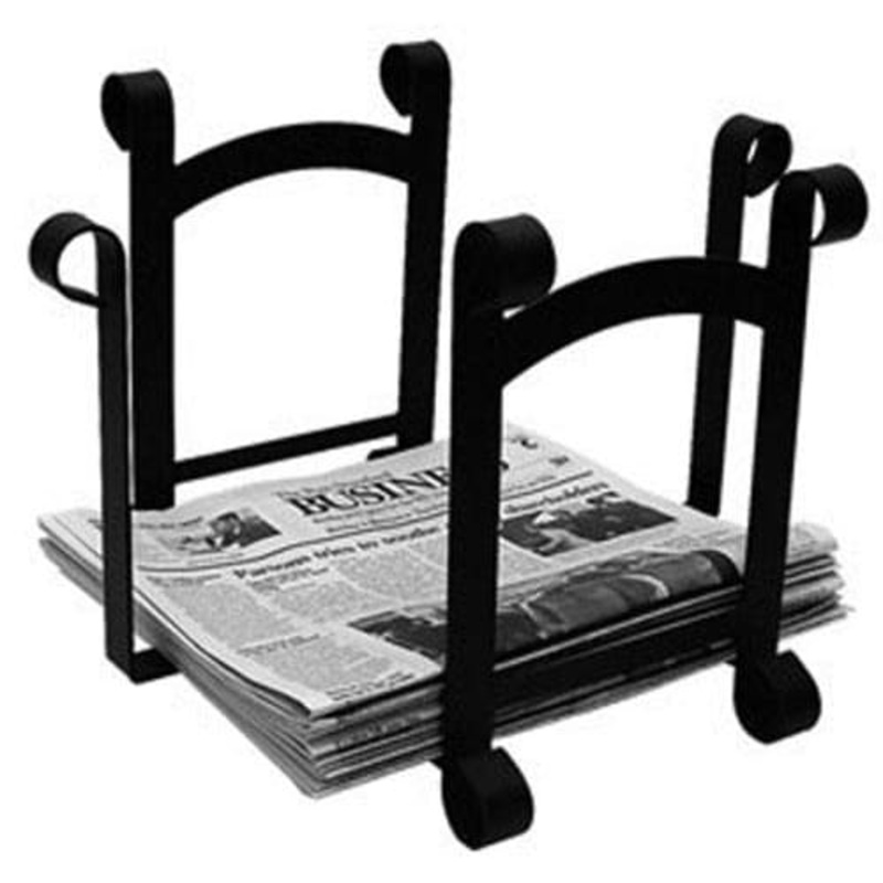 Village Wrought Iron RB-87 Plain Newspaper Recycle Bin