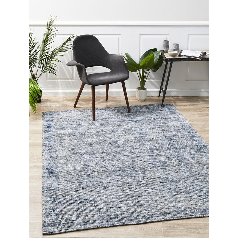 Allure Indigo Cotton Rayon Rug by Rug Culture – 320X230CM