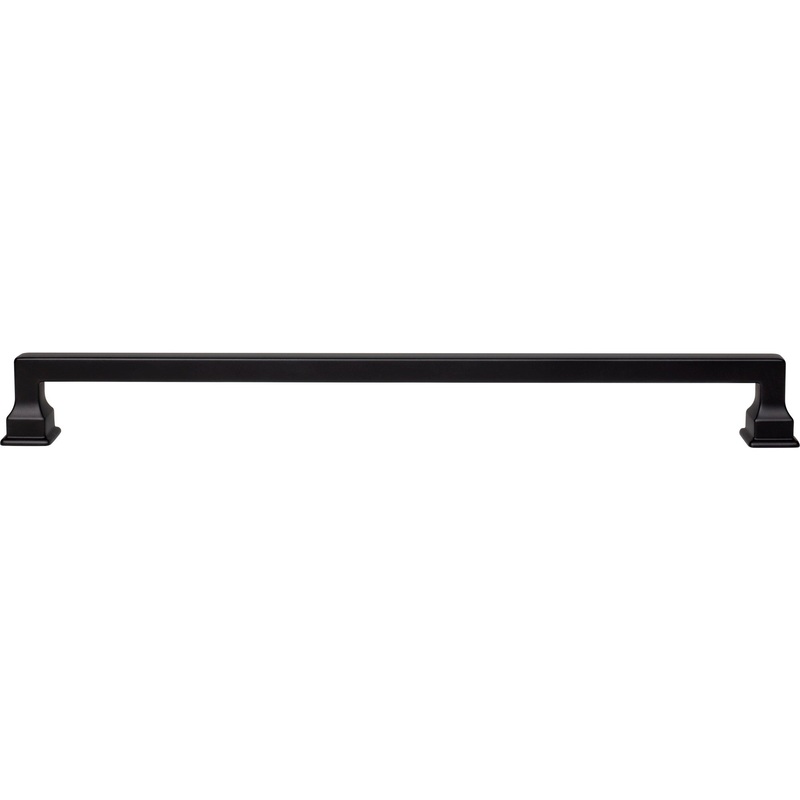 Atlas Homewares Erika Appliance Pull 18 Inch (c-c) Matte Black