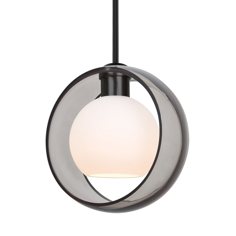 Besa 1TT-MANASM-BK Besa Mana Stem Pendant One Light Pendant Black