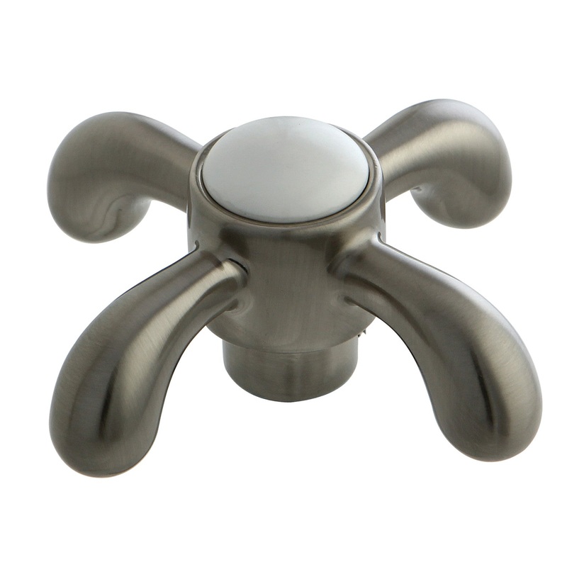 KSH7988TX Metal Cross Handle, Brushed Nickel