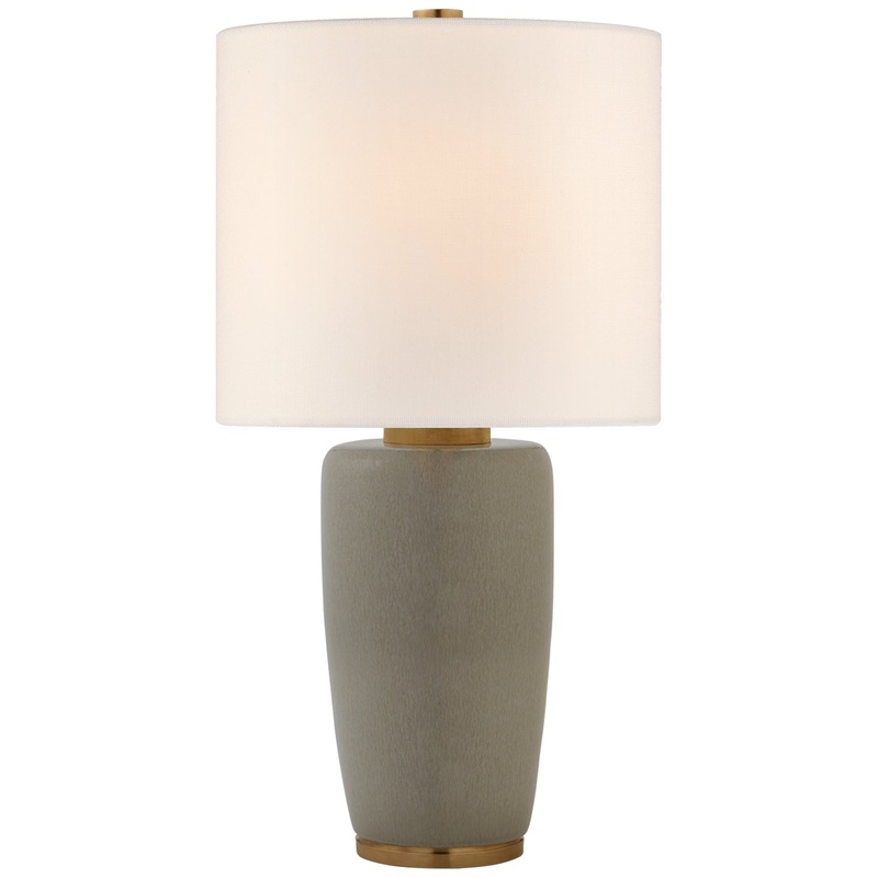 One Light Table Lamp from the Chado Collection in Shellish Gray Finish by Visual Comfort Signature