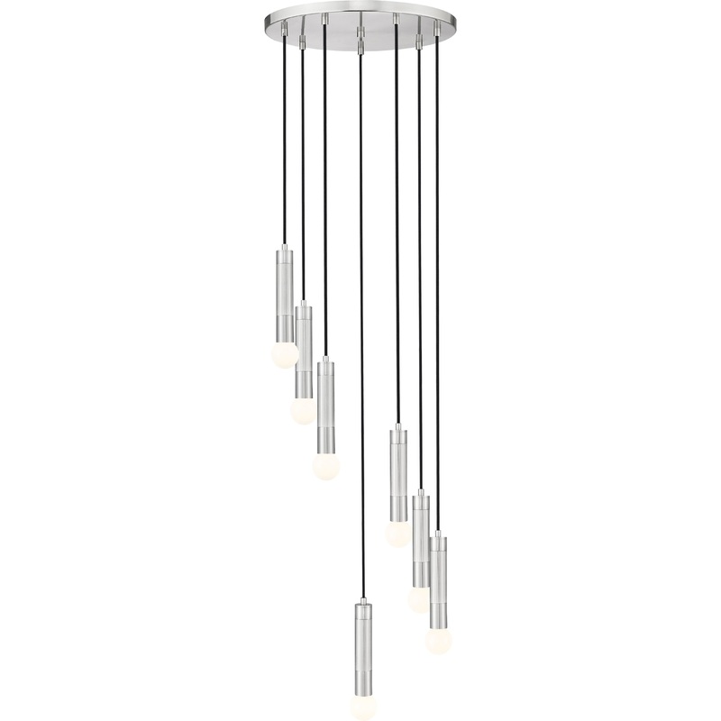 Stari 7-Light Chandelier Brushed Nickel