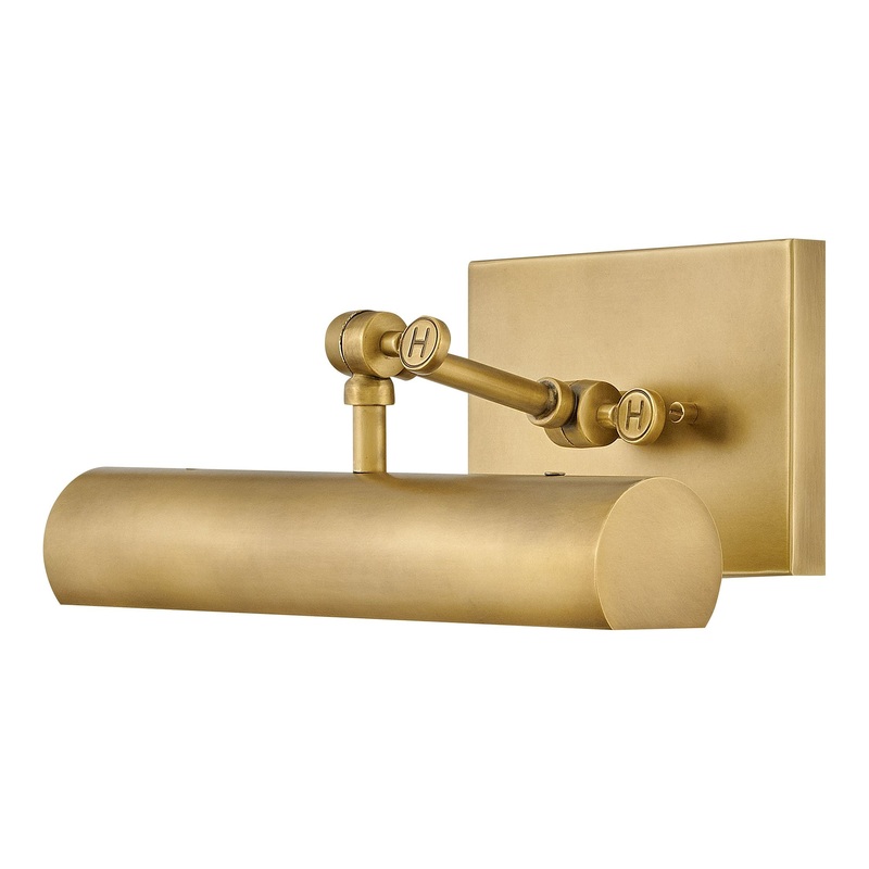 Stokes Small Adjustable Accent Light Heritage Brass