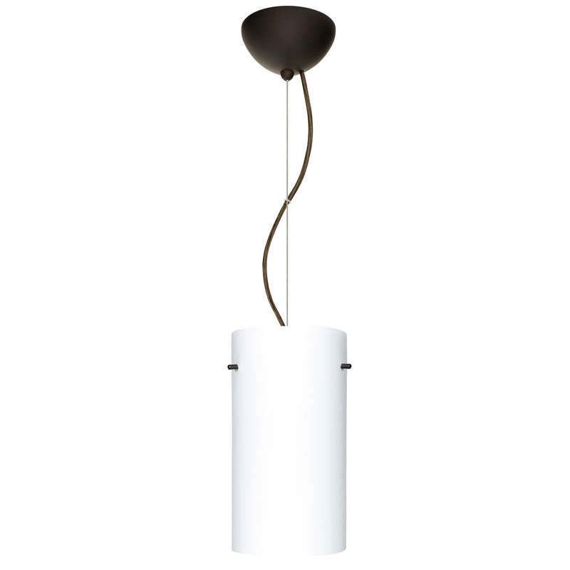 Besa 1KX-412007-BR Tondo One Light Pendant Bronze