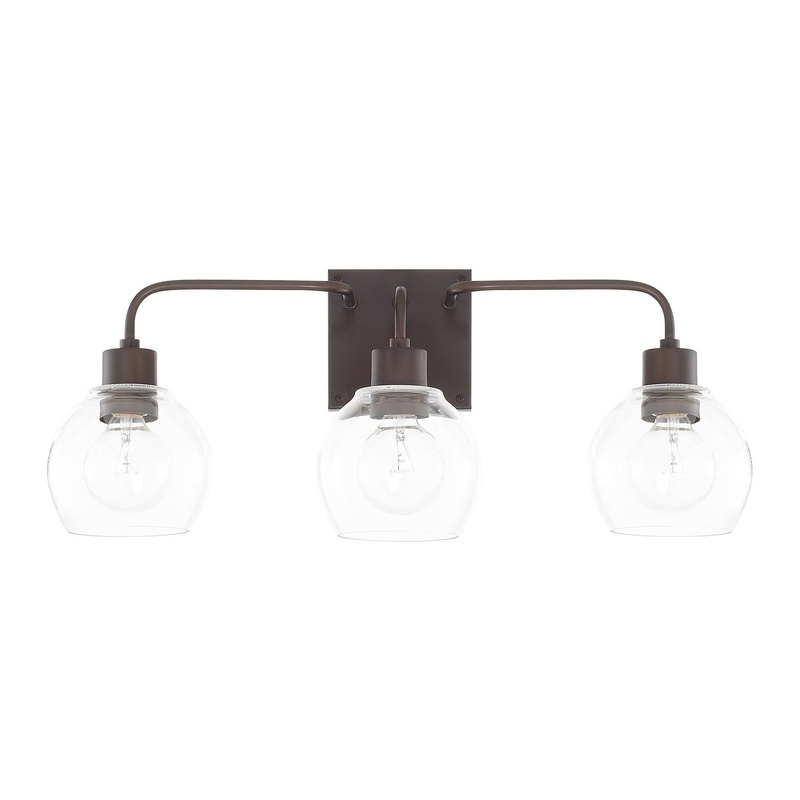 Capital Lighting 120031BZ-426 Tanner 3 Light Vanity Bronze