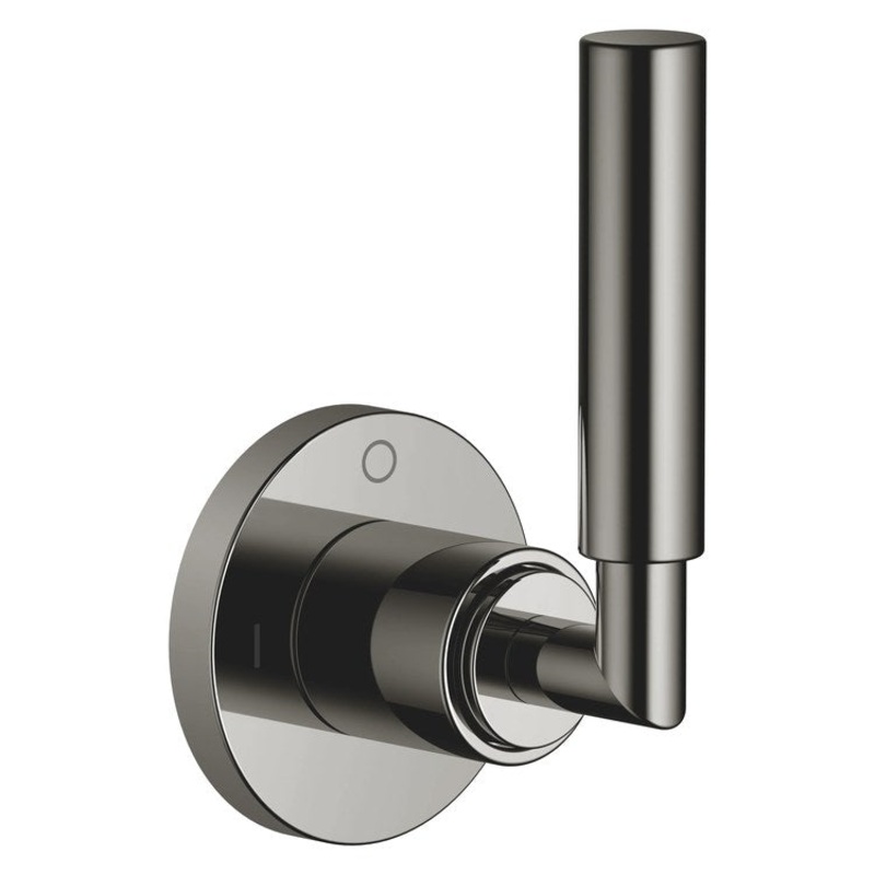 Diverter Trim TARA Wall Mount Concealed Two-Way with Shut-Off Function Dark Chrome 1 Lever ADA