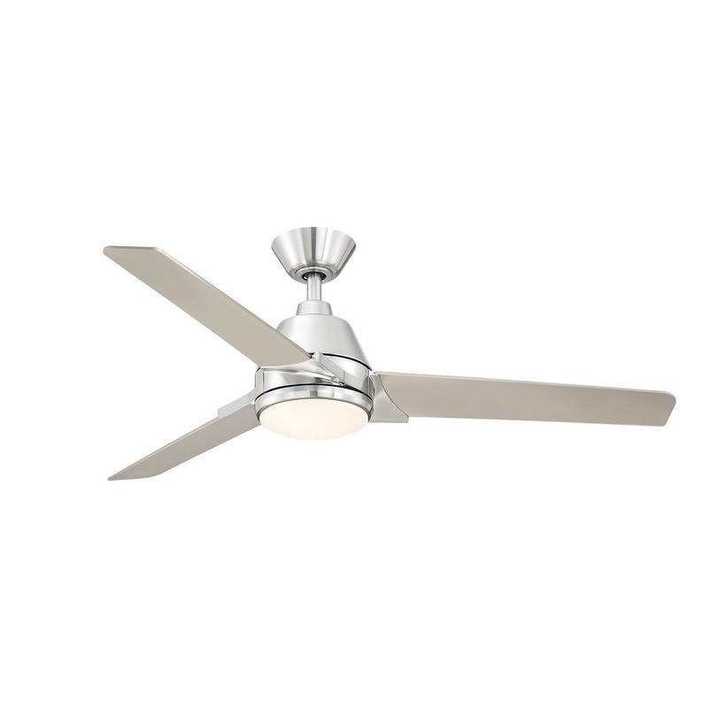 Fanimation FP8406BN Pyramid 52″Ceiling Fan Brushed Nickel