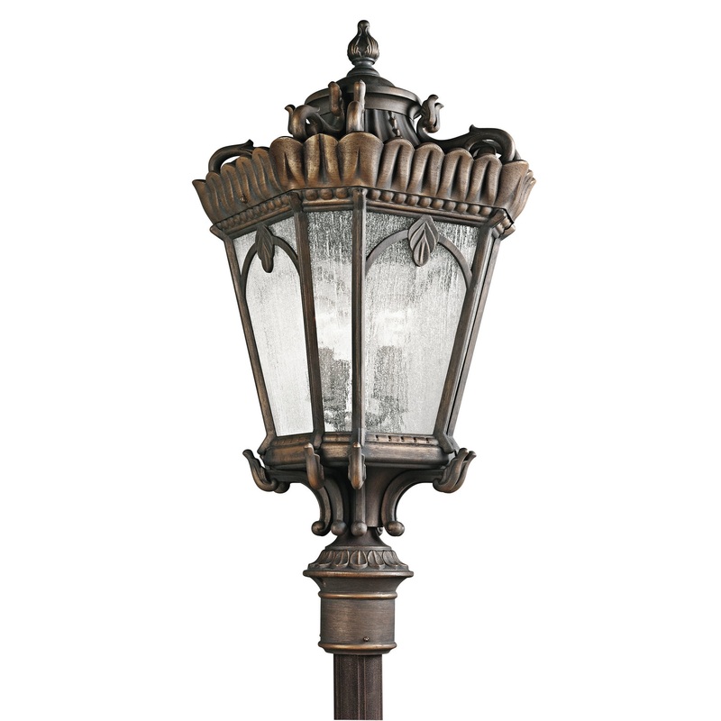 Kichler 9565LD Four Light Outdoor Post Mount, Londonderry
