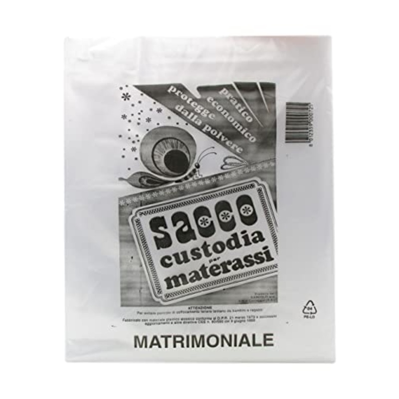 sacco plastica custodia materasso matrimoniale