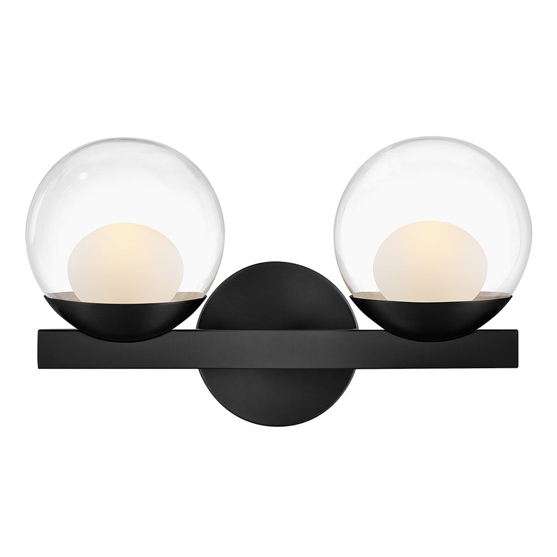 Sunni Small Two Light Vanity Black
