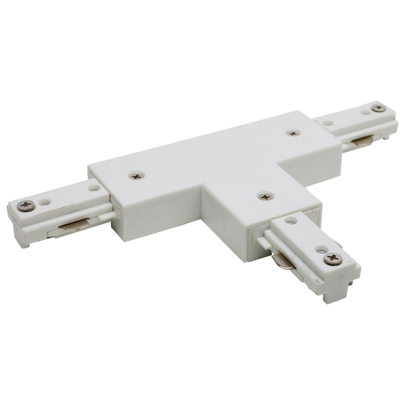 T Connector Rev Polarity in White Finish by Nuvo Lighting