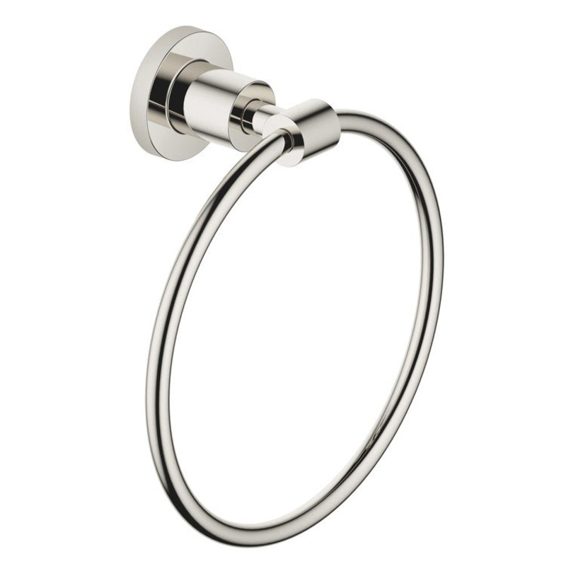 Towel Ring TARA Round Platinum 3-1/8 Inch
