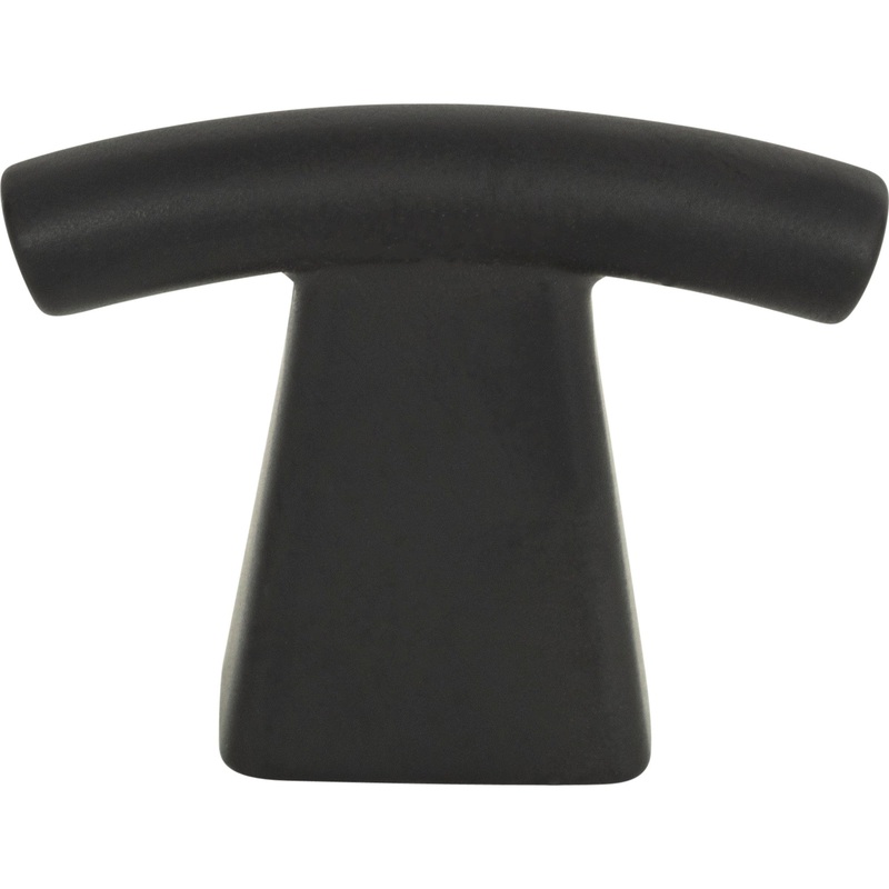 Atlas Homewares Fulcrum Knob 1 1/2 Inch Matte Black