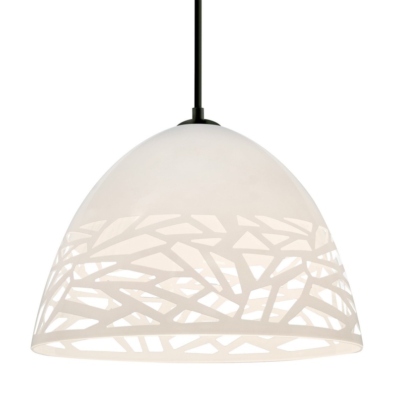 Besa 1JC-KIEVWH-BK Besa Kiev Pendant One Light Pendant Black